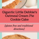 Gigantic Homemade Little Debbie's Oatmeal Cream Pie Cake ...