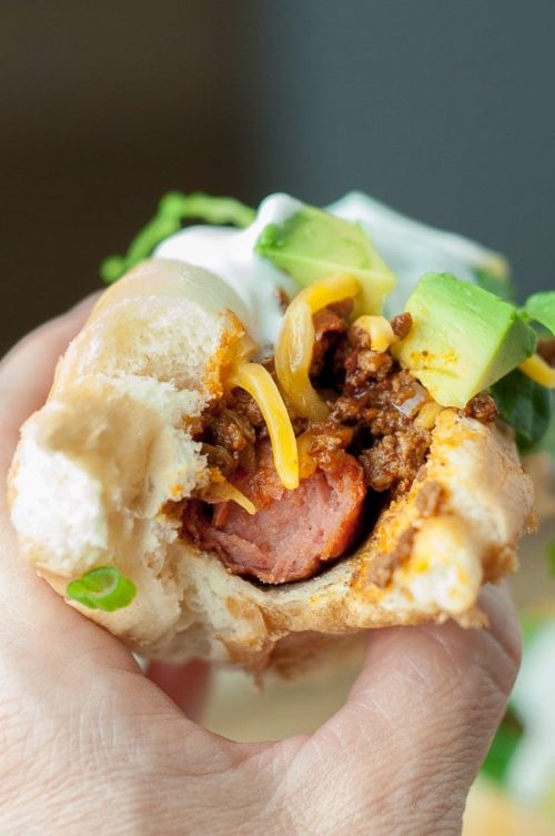 Mexican Hot Dogs Mexican Style Taco Dogs Recipe