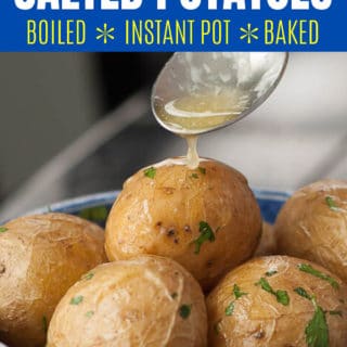salt potatoes recipe pin