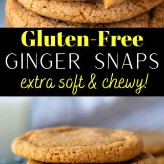 gluten free ginger snaps pinterest pin