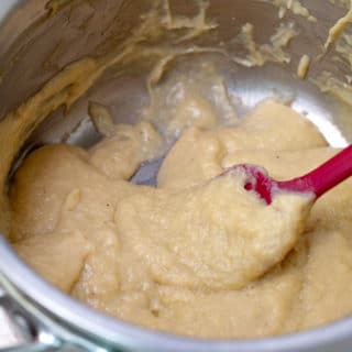 image showing how to make banana cream filling