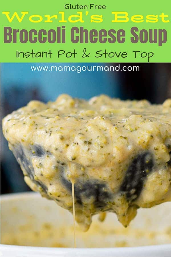 instant pot broccoli cheese soup