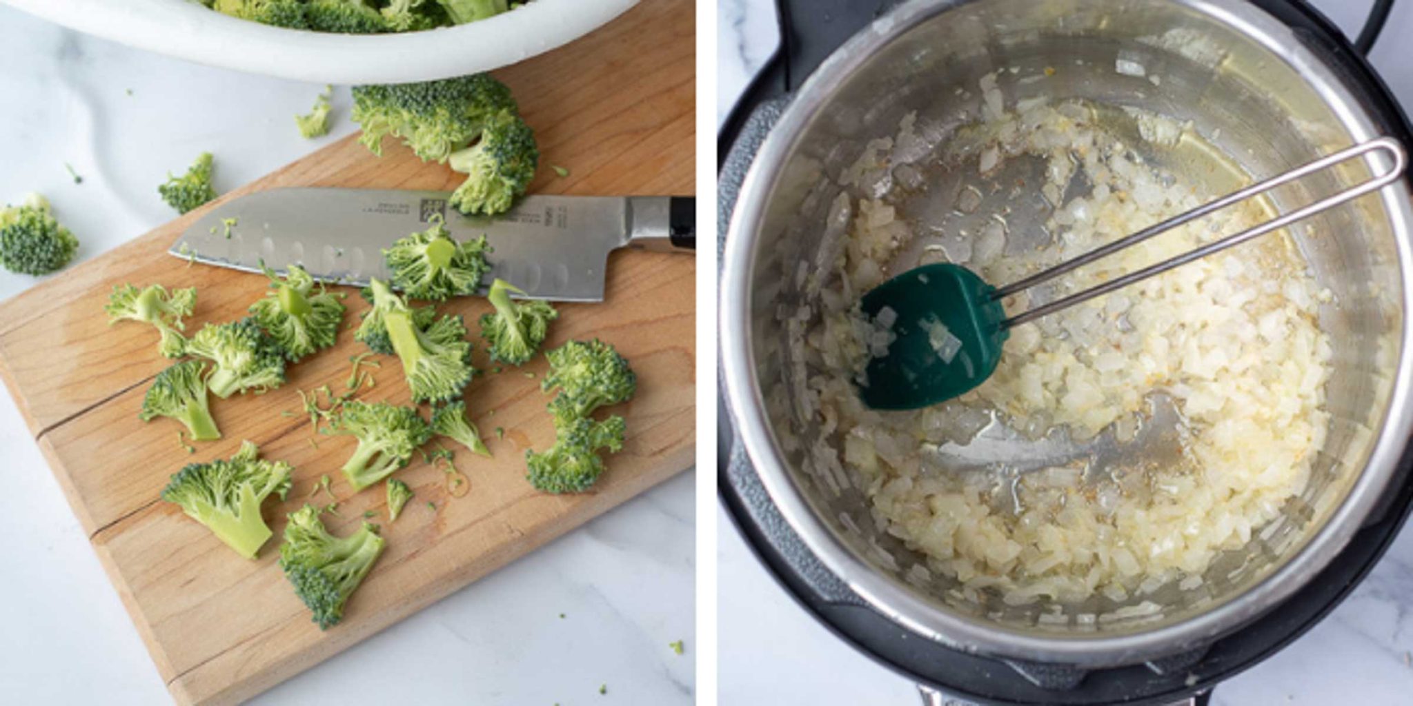 more images images showing how to make broccoli cheddar soup