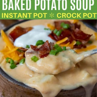loaded baked potato soup pin