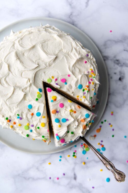 gluten free vanilla white cake 1 1
