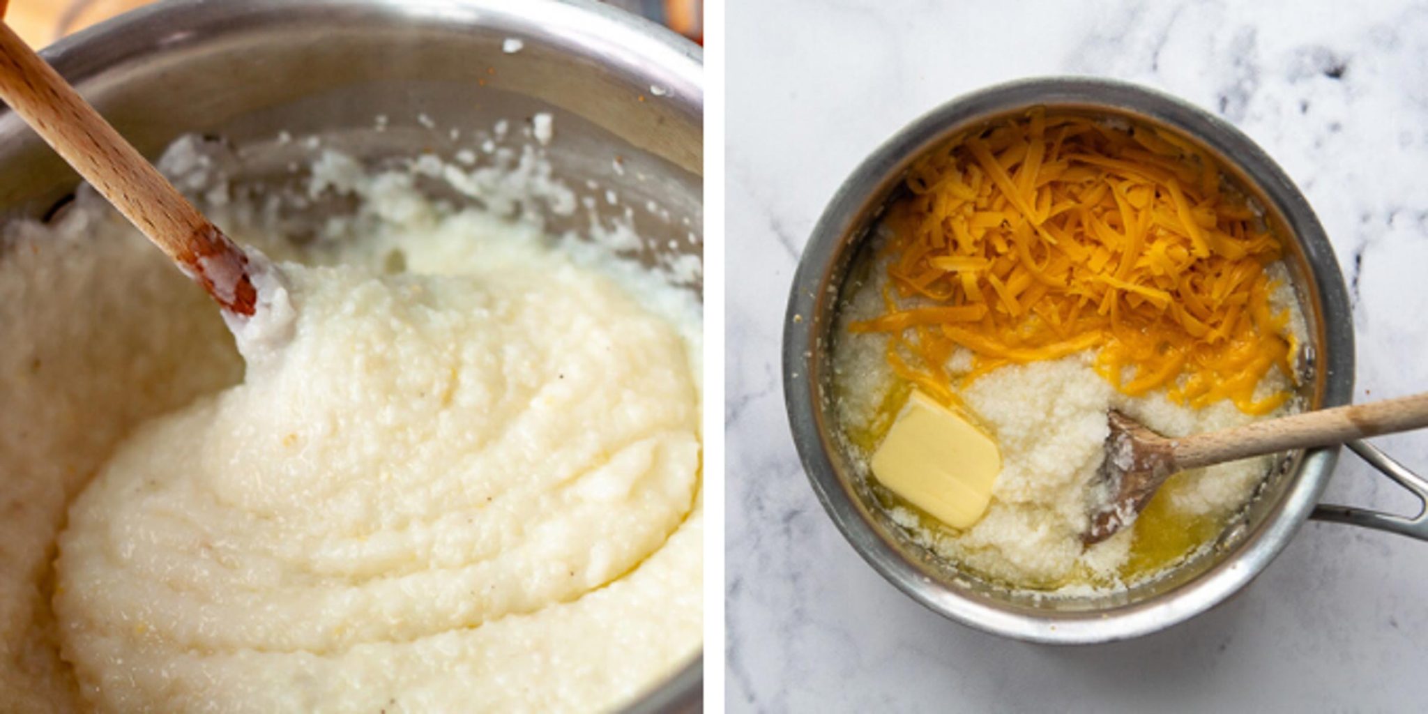 images showing how to make the grits