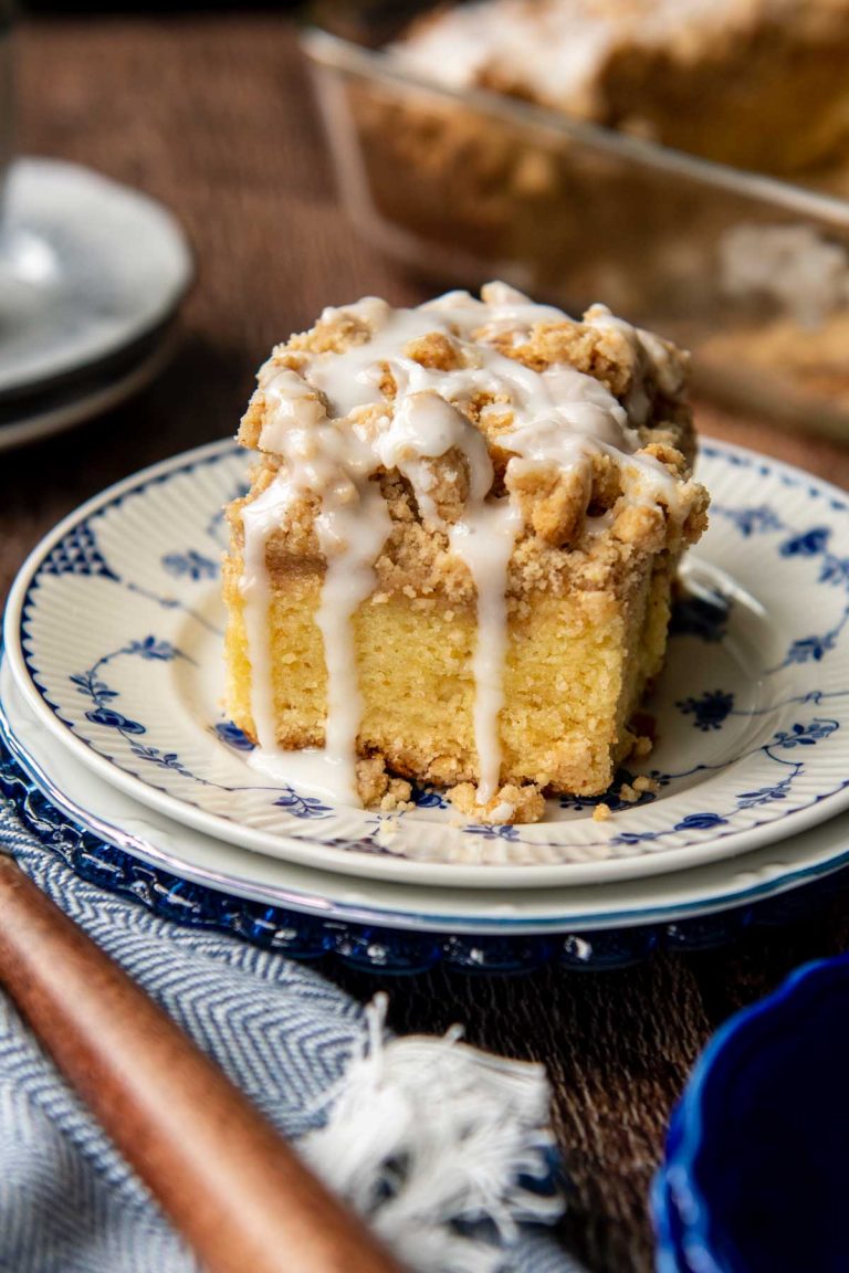 Extra Moist Gluten-Free Coffee Cake - Super Crumb Topping