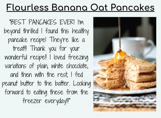 flourless pancakes testimonial 