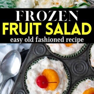 frozen fruit salad pinterest pin
