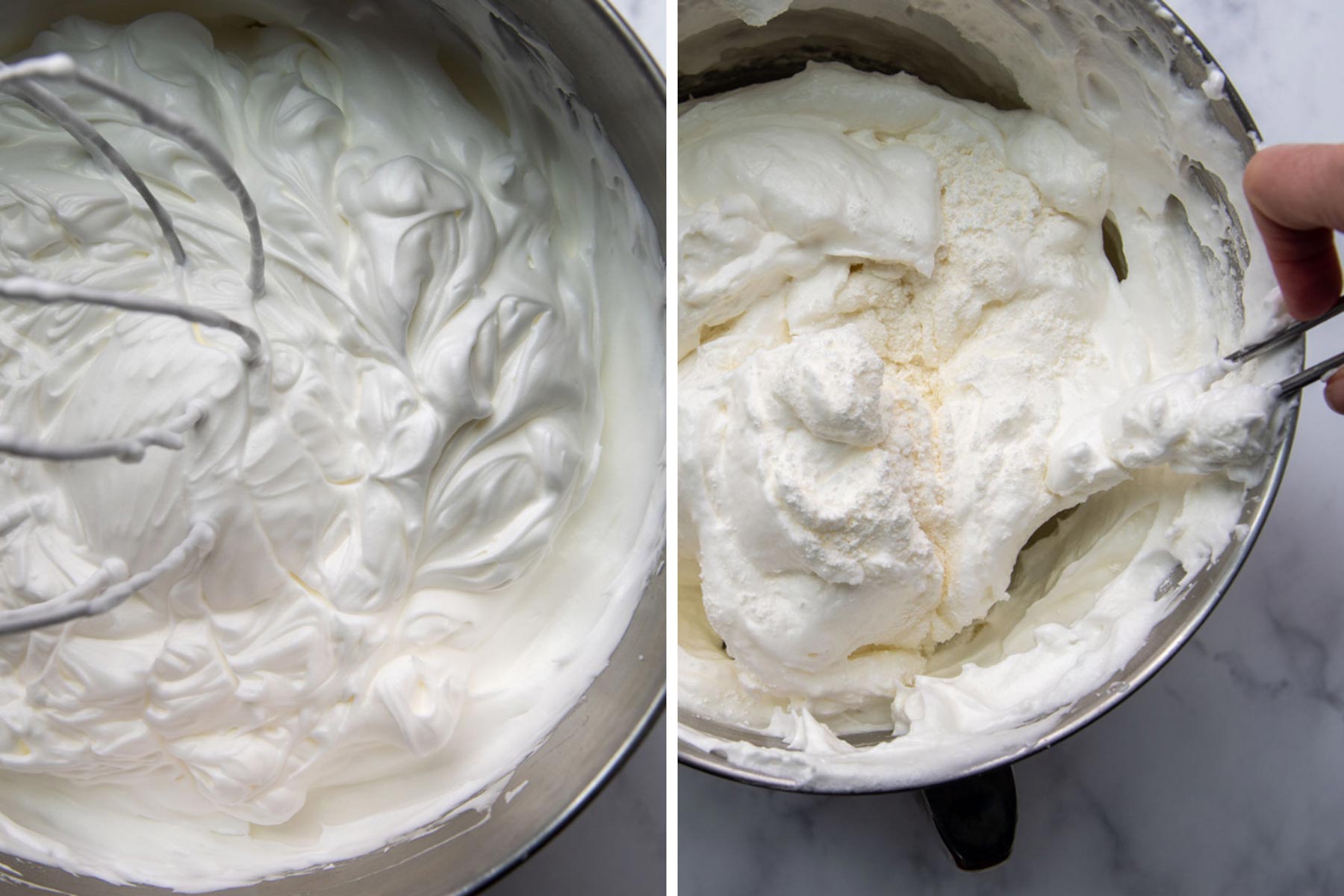 more images showing how to make angel food cake that is gluten free.