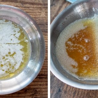 images showing how to make browned butter