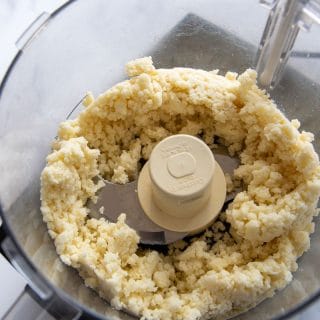 the crust dough in a food processor