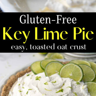 gluten free lime pie pinterest pin.