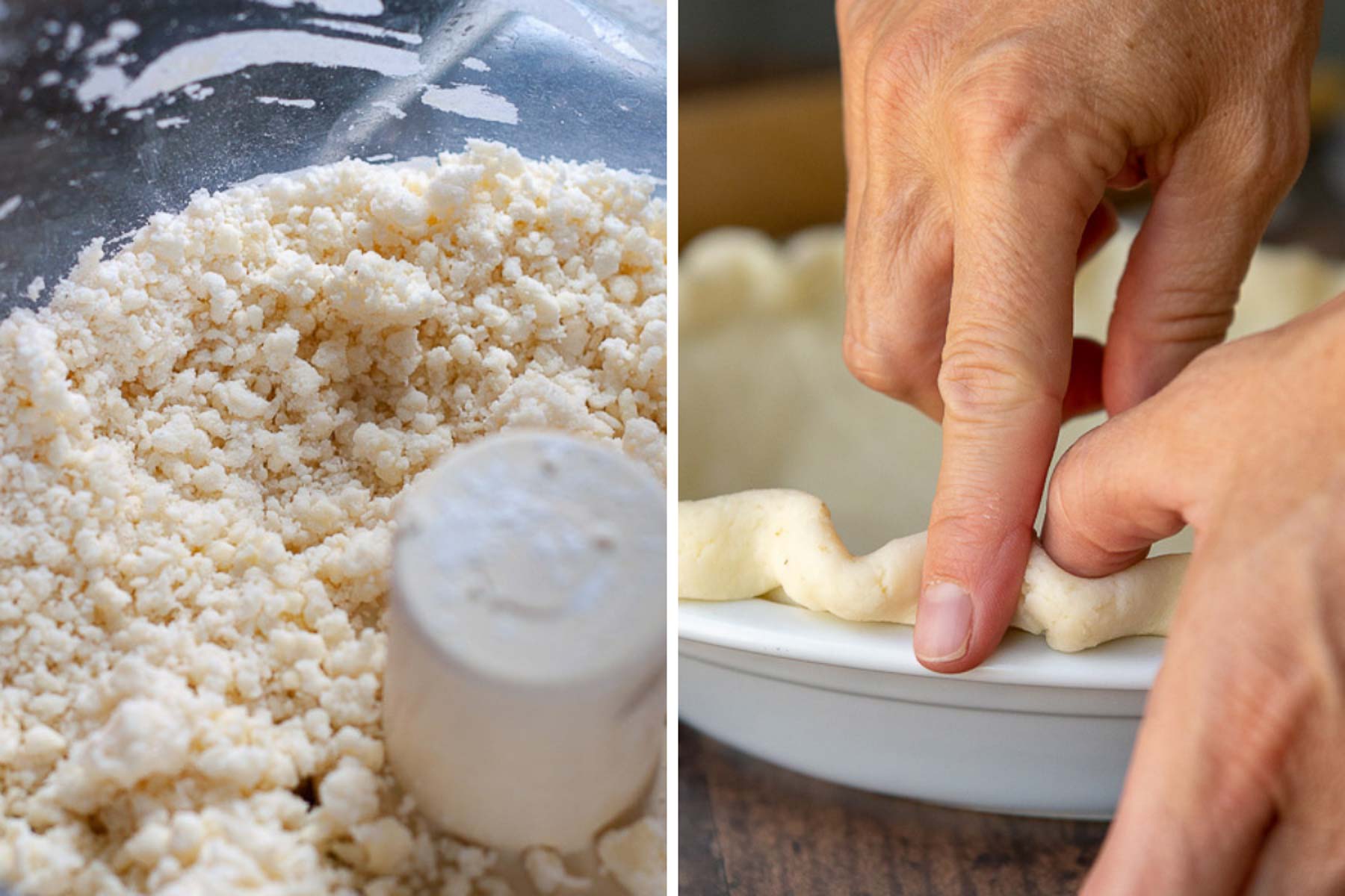 more images showing how to make gluten free pie crust