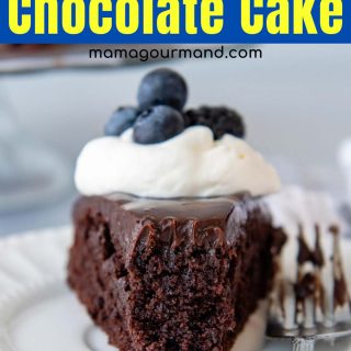 chocolate almond flour cake pin