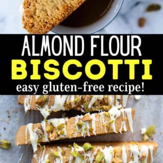 almond flour biscotti pinterest pin