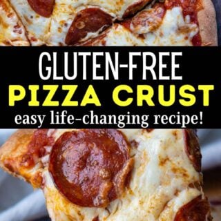 Gluten-Free Pizza Crust pinterest pin