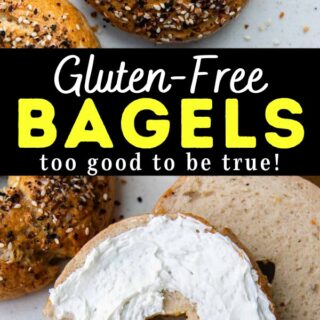 gluten-free bagels pinterest pin.