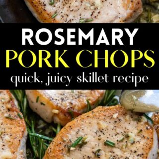 rosemary pork chops pinterest pin.