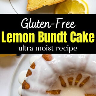 gluten free lemon bundt cake pinterest pin