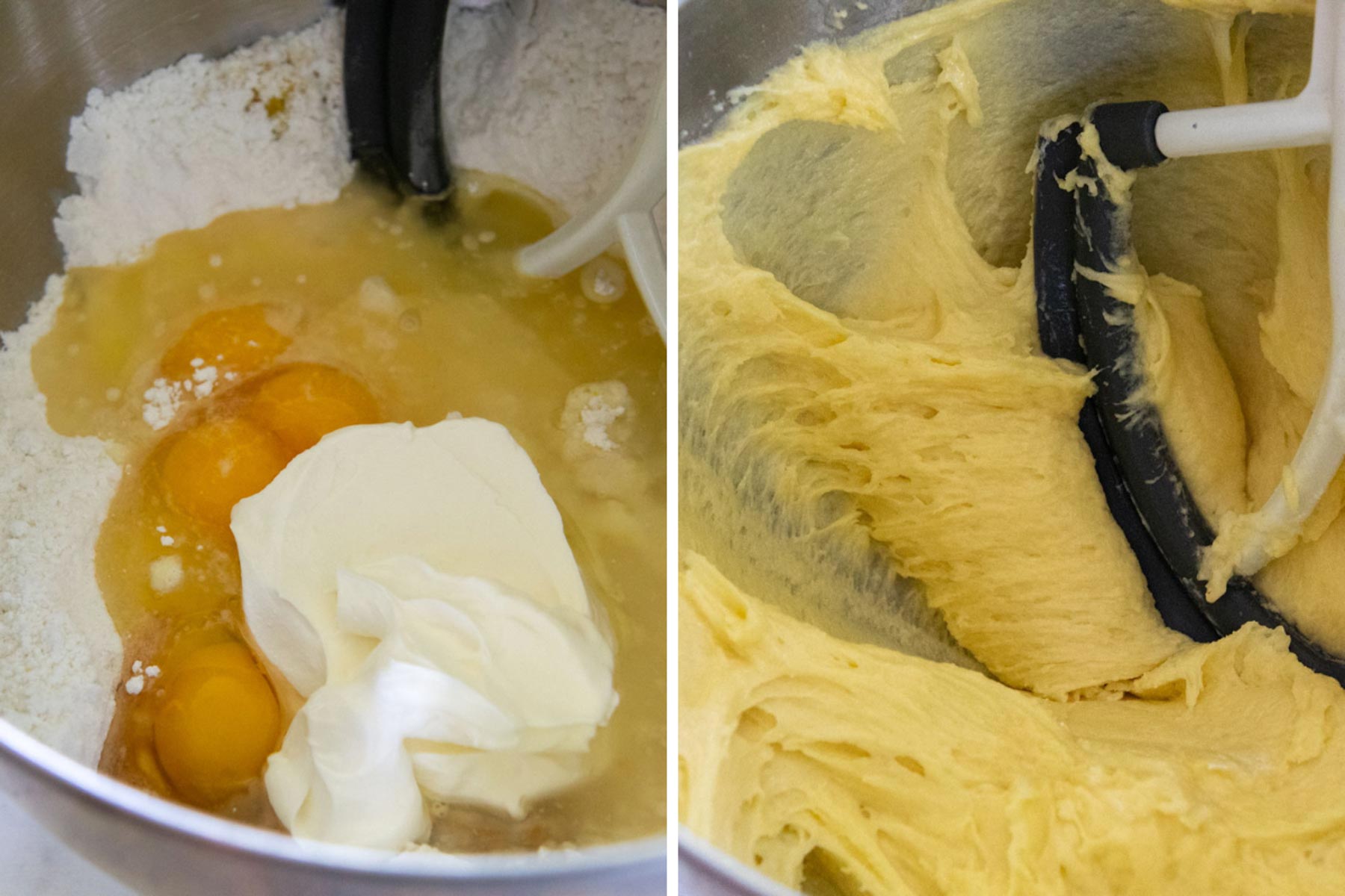 images showing how to make the lemon cake