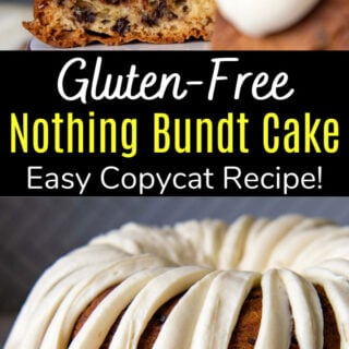 gluten free nothing bundt cake pinterest pin.
