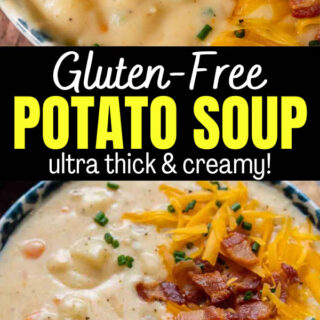 gluten free potato soup pinterest pin