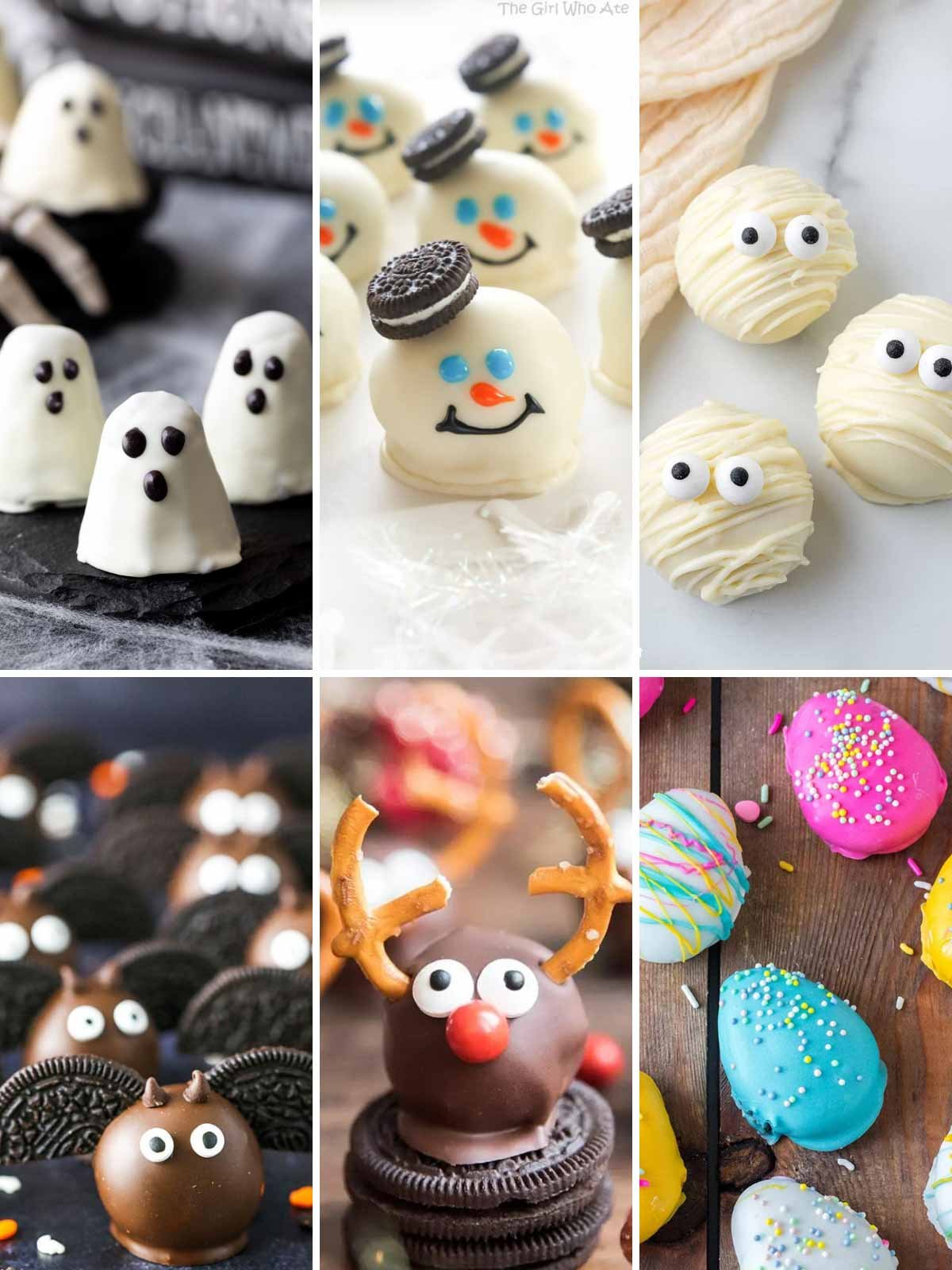 different decorating ideas for oreo truffles.