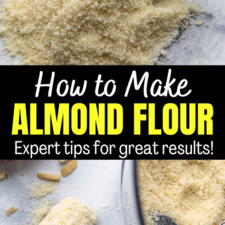 how to make almond flour pinterest pin.