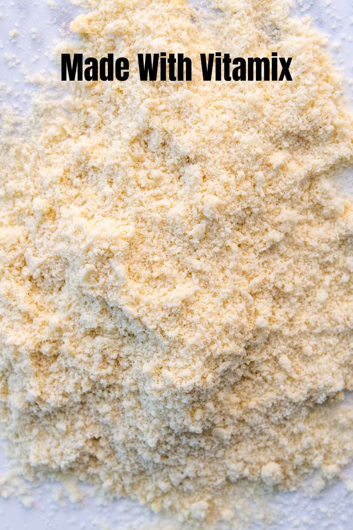image showing flour made in a blender.