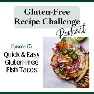 gluten free fish tacos podcast logo