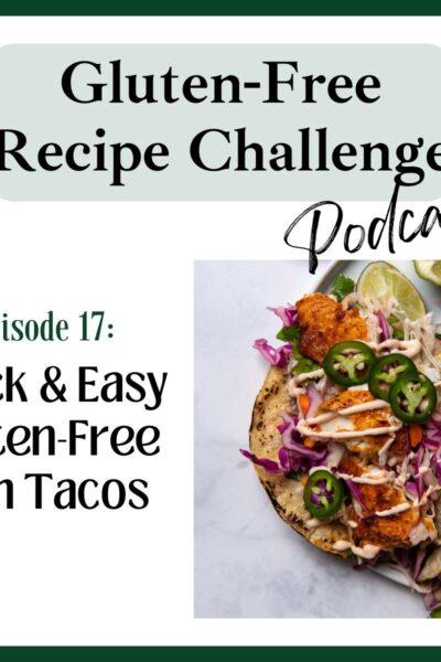 gluten free fish tacos podcast logo