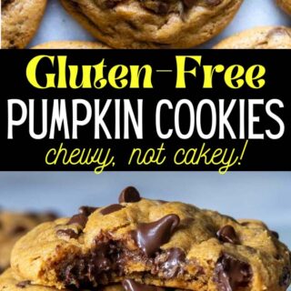 gluten free pumpkin cookies pinterest pin.