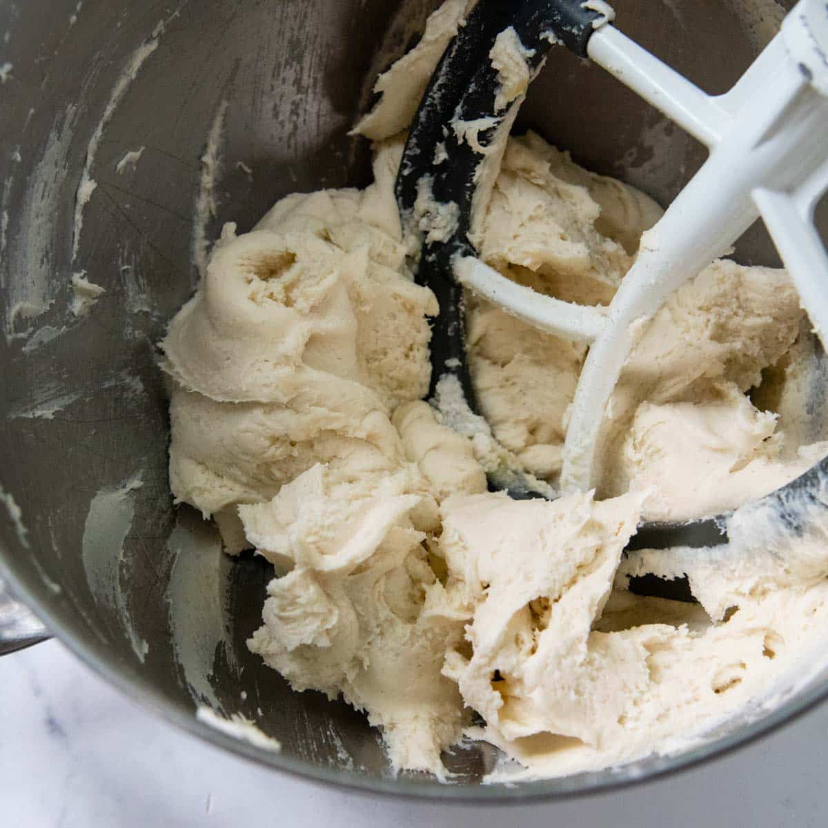 the dough after it is mixed together.