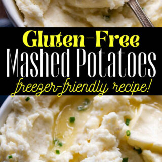 gluten-free mashed potatoes pinterest pin.