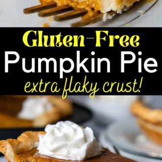 gluten free pumpkin pie pinterest pin.
