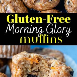 gluten-free morning glory muffins pinterest pin.