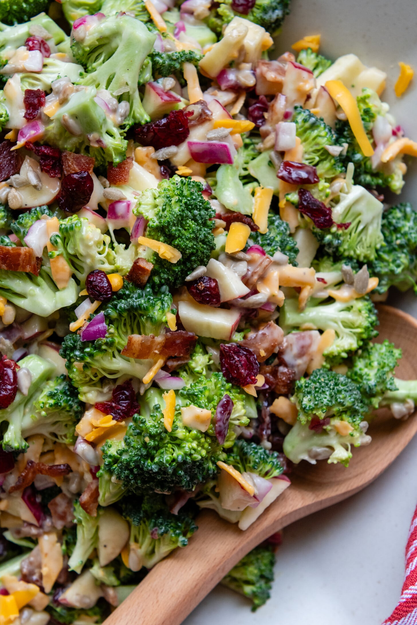 Fresh Crunchy Broccoli Salad Gluten Free With Creamy Mayo