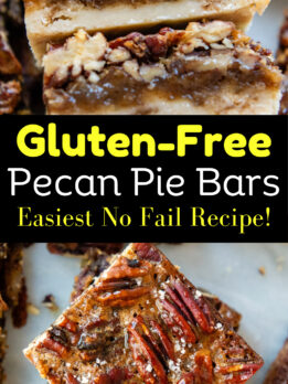 Gluten-Free Pecan Pie Bars Pinterest Pin
