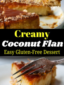 Creamy Coconut Flan Pinteres Pin.