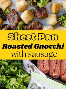 Sheet Pan Roasted Gnocchi Pinterest Pin
