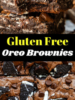 Gluten Free Oreo Brownies Pinterest Pin