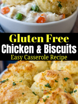 Gluten-Free Chicken and Biscuits Pinterest Pin