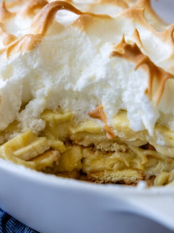 Layers of the Gluten Free Banana Pudding