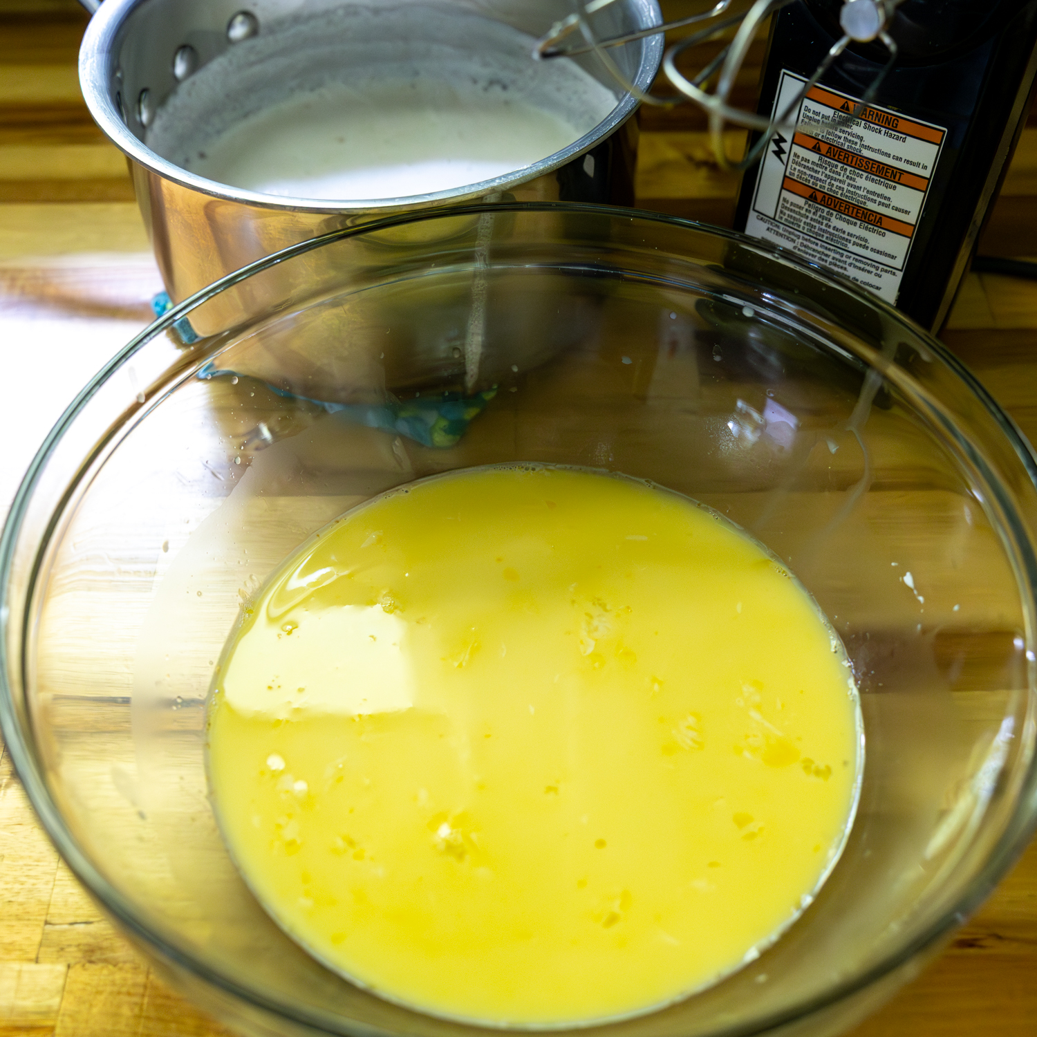 Ingredients in mixing bowl.