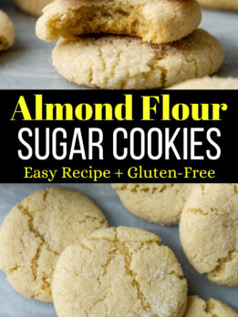 Almond Flour Sugar Cookies Pinterest Pin